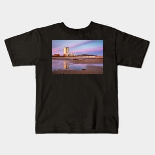 Meridian Tower and Swansea Bay Kids T-Shirt